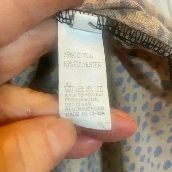 Copper & Black Hi Lo V neck long sleeves NWOT women’s size large - Picture 6 of 7